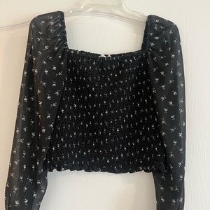 Lush - smocked blouse - size M